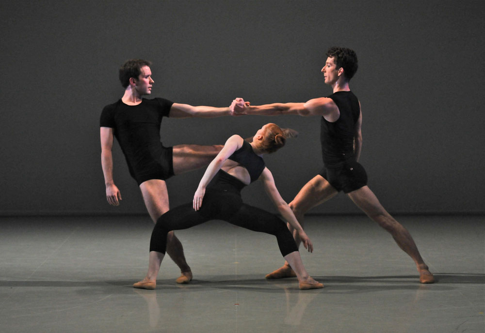 Benjamin Mitchell, Tobias Batley and Victoria Sibson in Project # 1.  © Brian Slater.