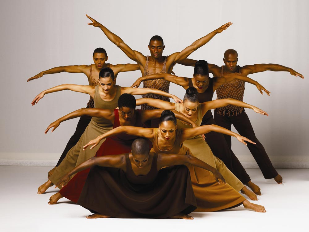 Alvin Ailey American Dance Theater performs Revelations. © Andrew Eccles. (Click image for larger version) 