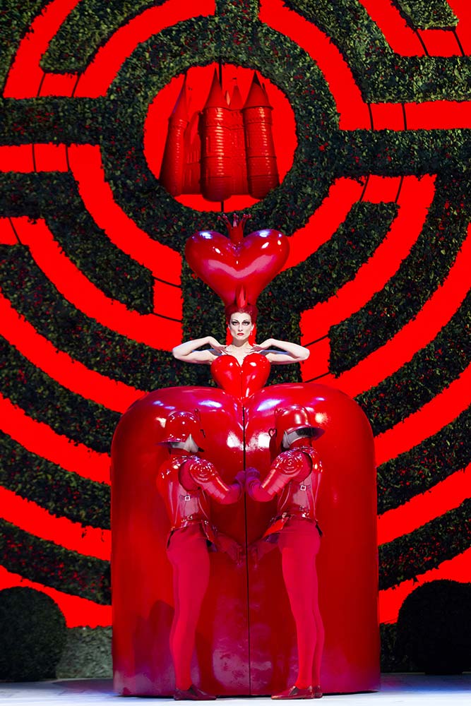 Zenaida Yanowsky as the Red Queen in Alice's Adventures in Wonderland. © Johan Persson, courtesy ROH.
