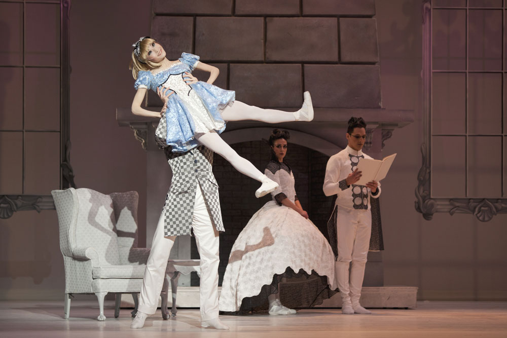 Maki Onuki (Alice) in The Washington Ballet's Alice (in Wonderland). © Brianne Bland. (Click image for larger version)