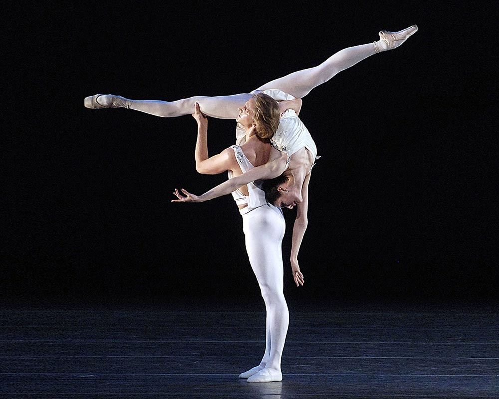 Veronika Part and David Hallberg in Apollo.  © The George Balanchine Trust, Gene Schiavone. (Click image for larger version)