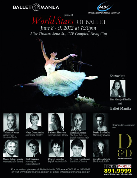 World Stars of Ballet poster. © Ballet Manila