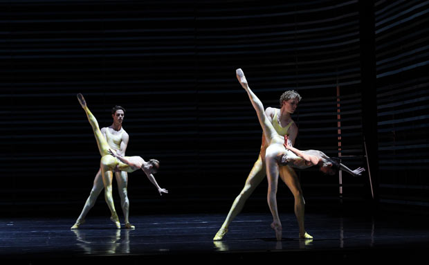 Lana Jones, Rudy Hawkes, Adam Bull and Amber Scott in <I>Gemini</I>.<br />© Jeff Busby. (Click image for larger version)