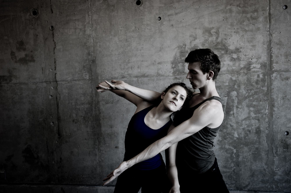 Amanda Wells and Morgan Lugo in L.A. Dance Project publicity image.<br />© Benjamin Millepied. (Click image for larger version)