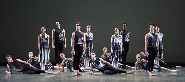 American Ballet Theatre in Alexei Ratmansky's <I>Symphony #9</I>.<br />© Gene Schiavone. (Click image for larger version)