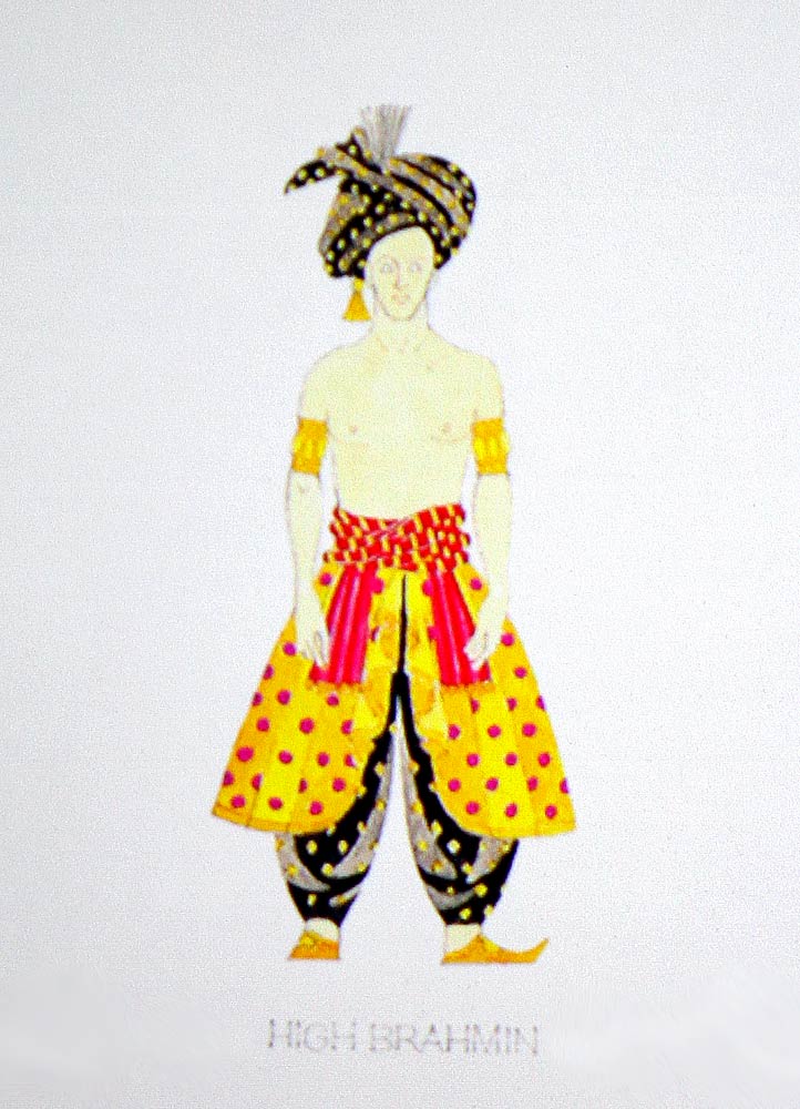One of Richard Hudson's costume designs - for the High Brahmin in <I>La Bayadere</I>.<br />© Jacklyn Meduga. (Click image for larger version)