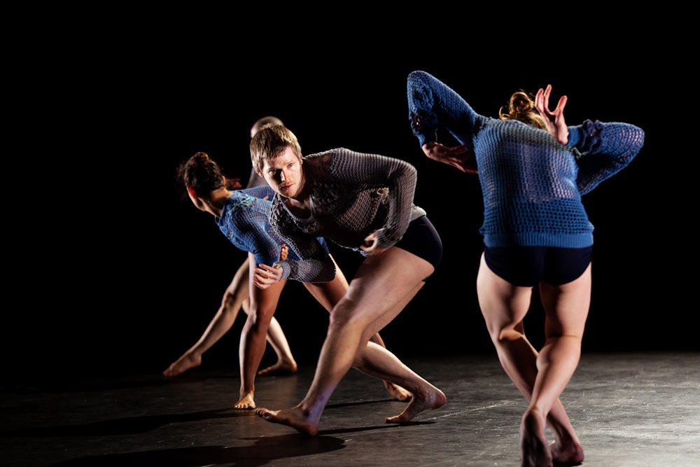 Lucy Guerin Inc dancers in <I>Weather</I>.<br />© Leah Robertson. (Click image for larger version)