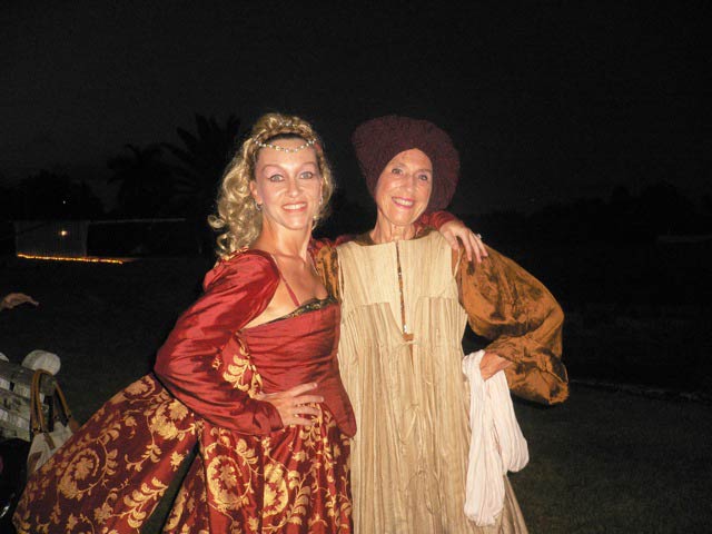 Laura Hussey and Margaret Willis after the show.<br />© Margaret Willis. (Click image for larger version)